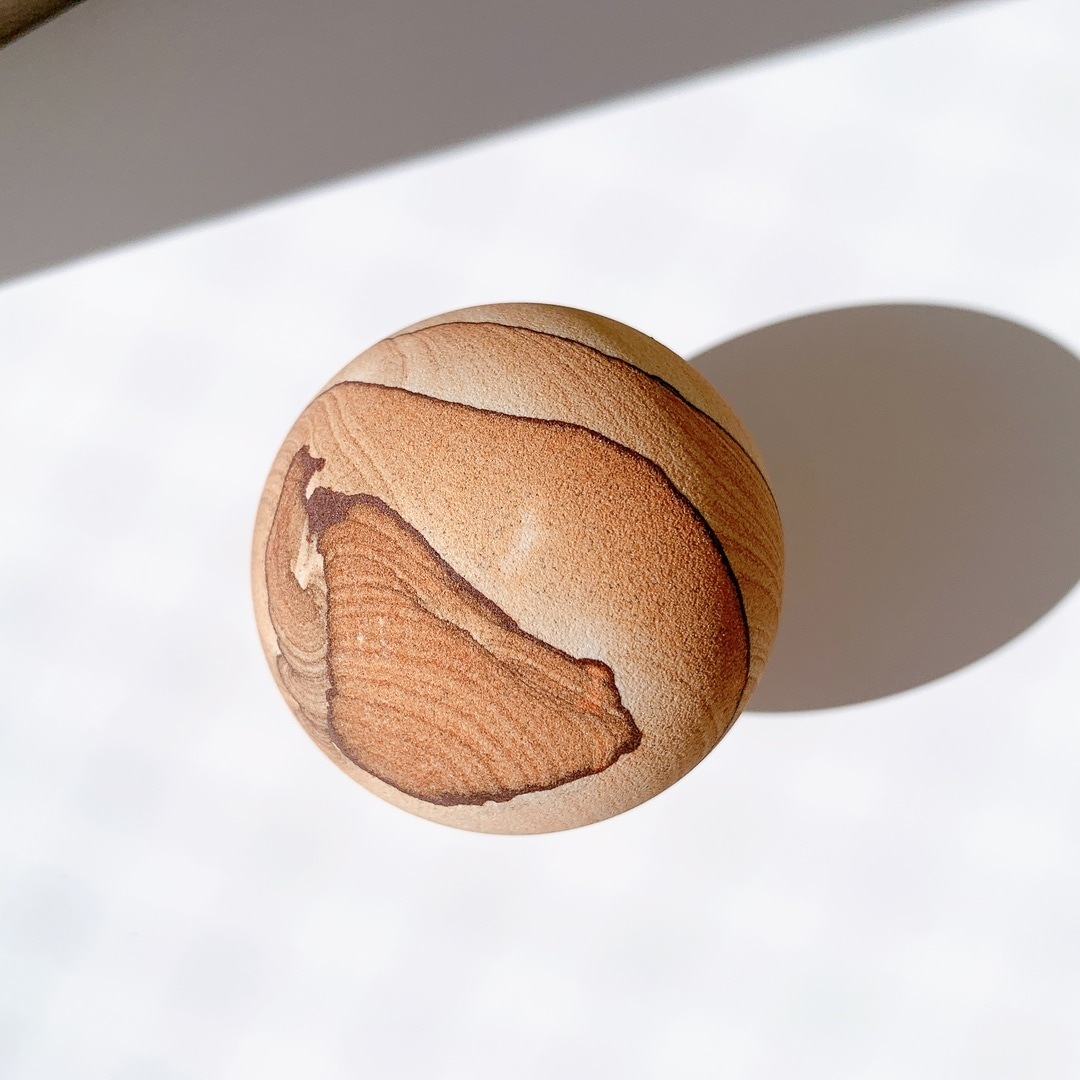 ピクチャーサンドストーン 丸玉 | スフィア（丸玉） | Crystals by Purely