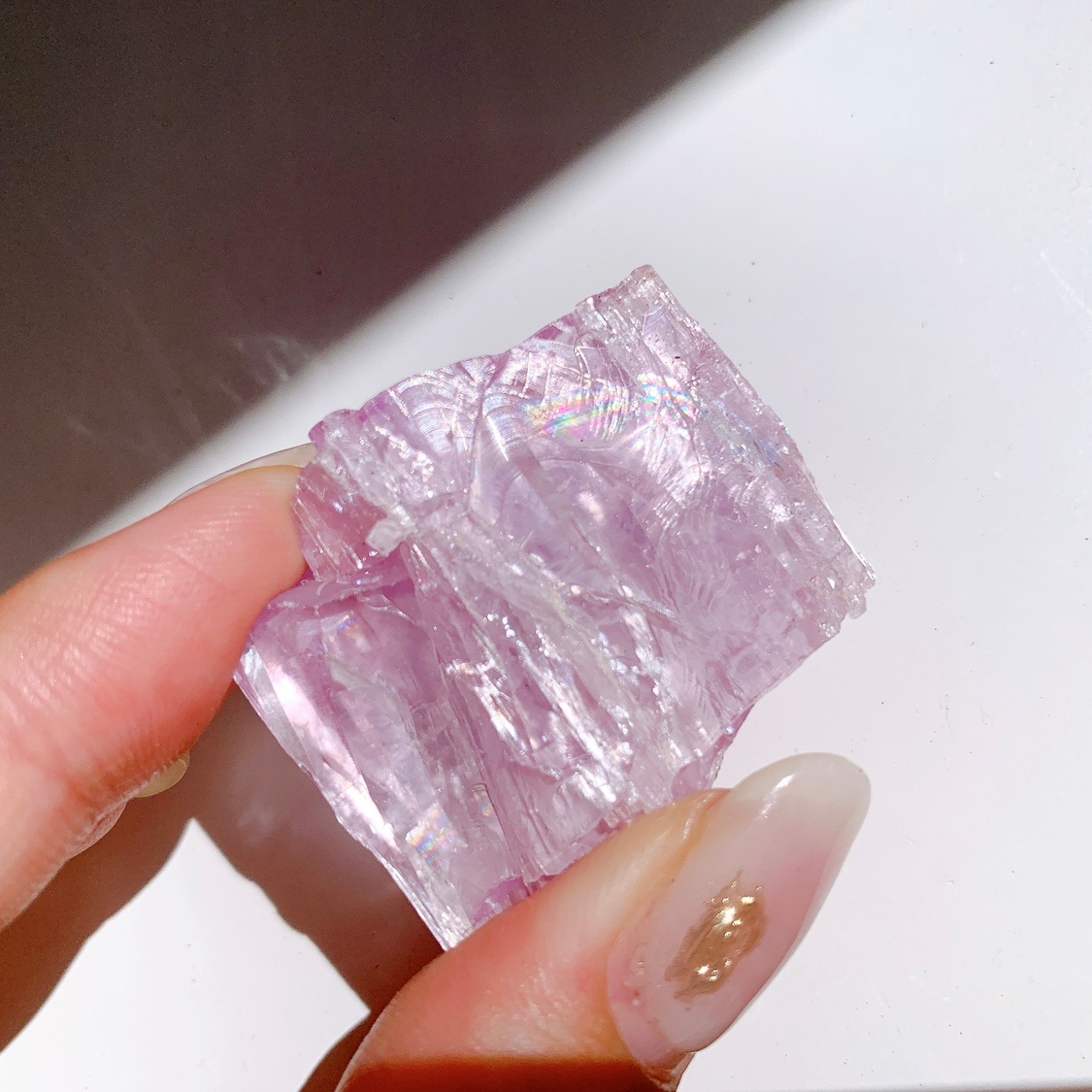 M1575☆クンツァイト原石364g☆天然石原石宝石