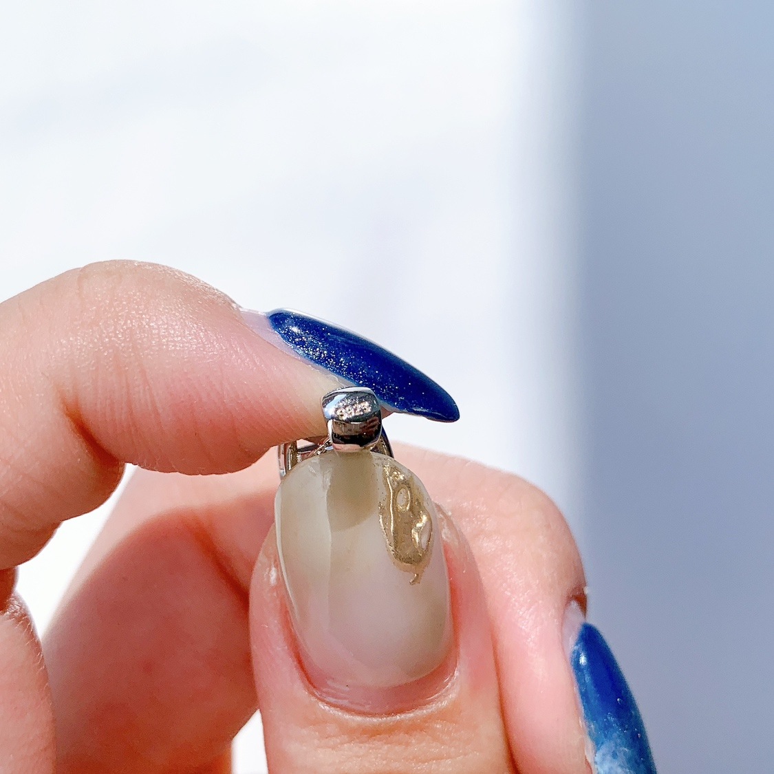 シルバーネックレス アクアマリン