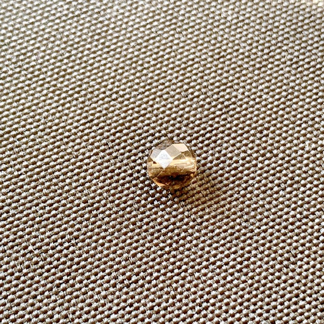 [305B]スモーキークォーツ64面ミラーボールカット(6mm)