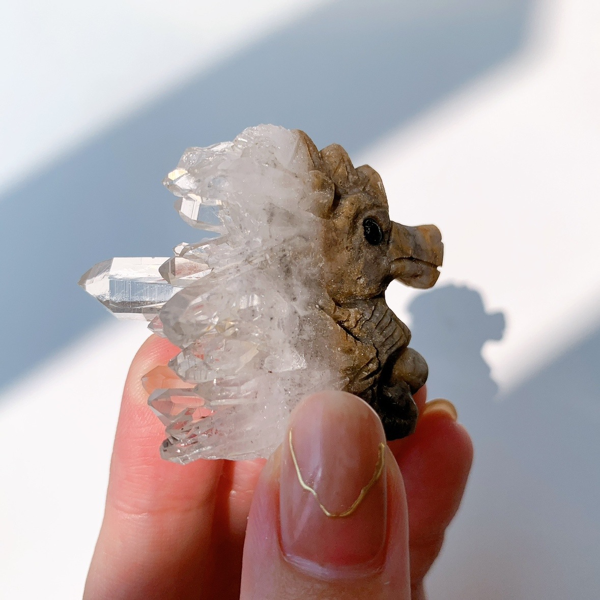 水晶 ドラゴン型