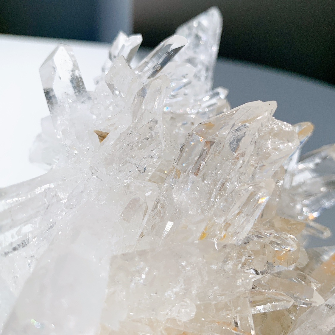 コロンビアレムリアン水晶クラスター | 原石 | Crystals by Purely