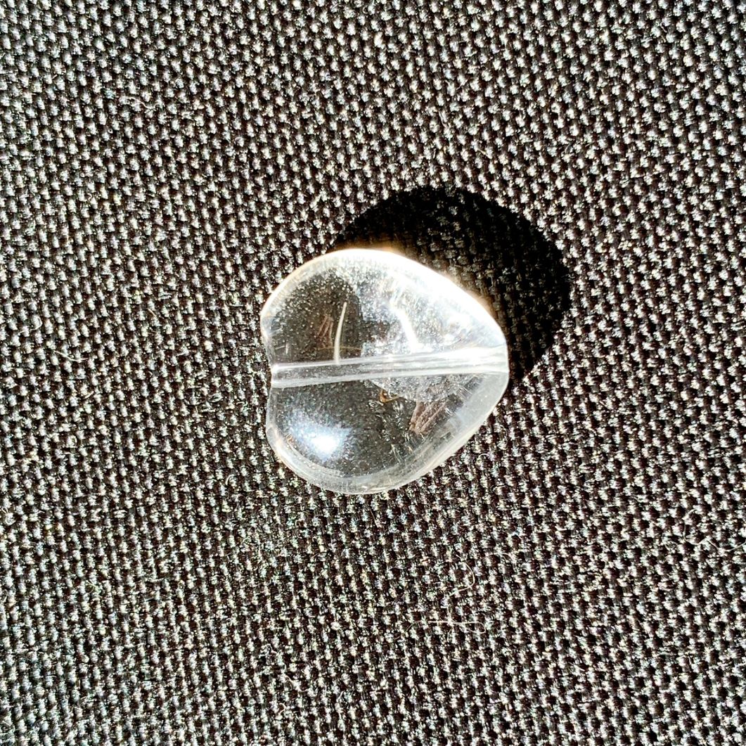 [323B]水晶 ハート型(14mm)