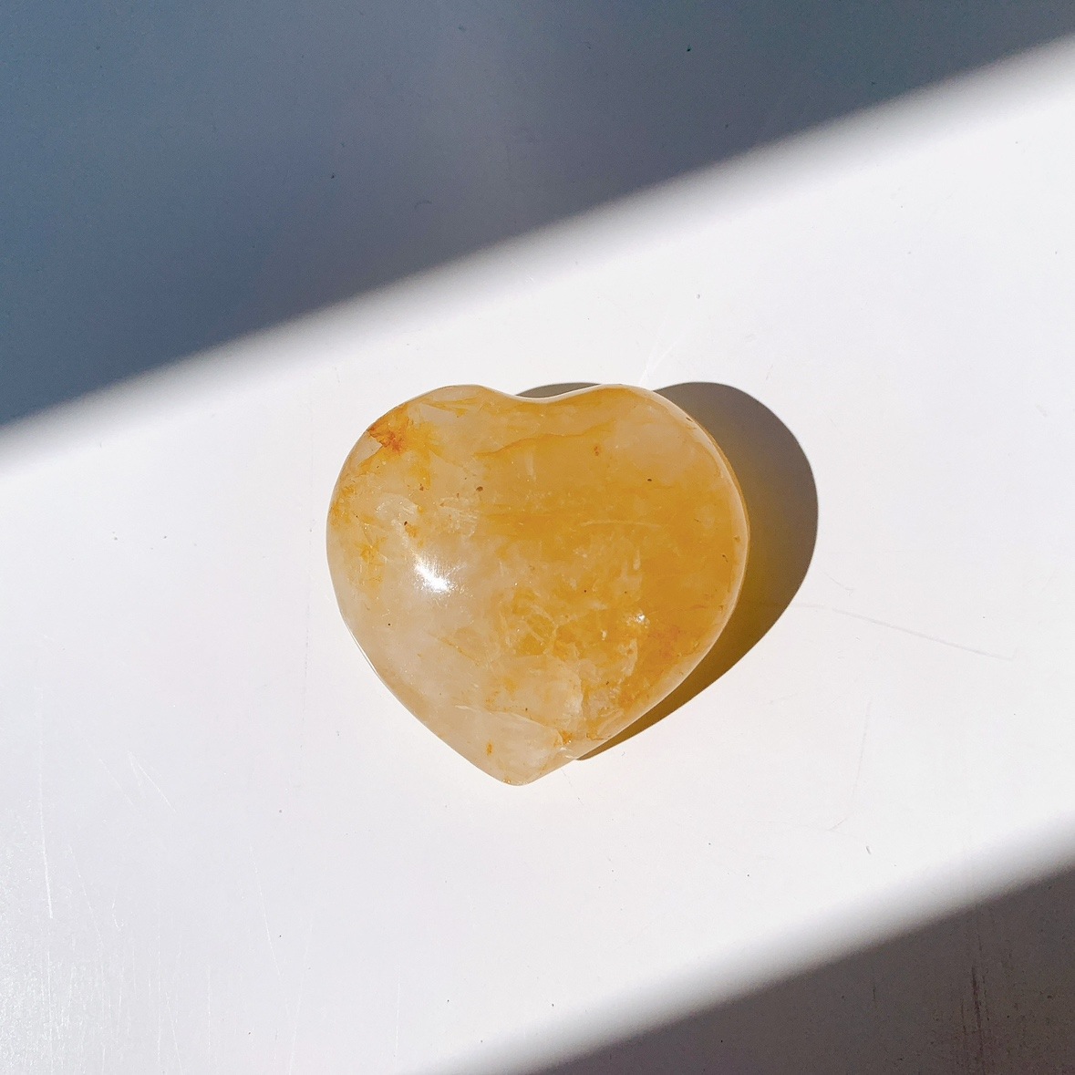 リモナイト水晶 ハート型