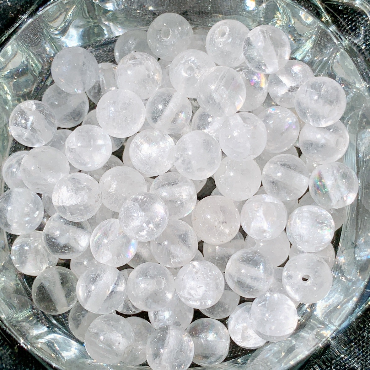 [565B]ホワイトカルサイト(8mm)