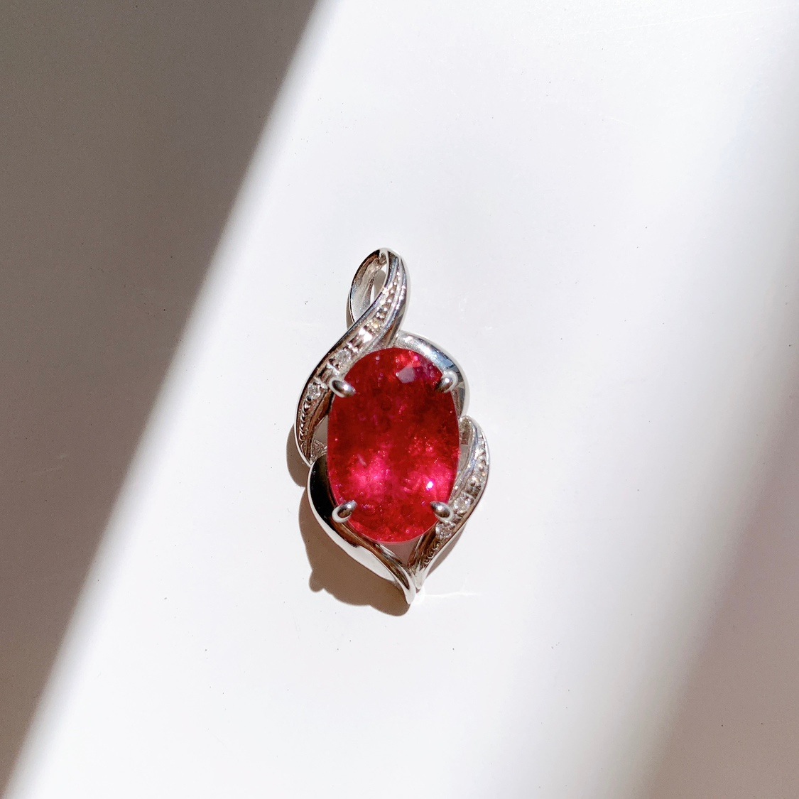 ピンクトルマリン ペンダントトップ(プラチナ)