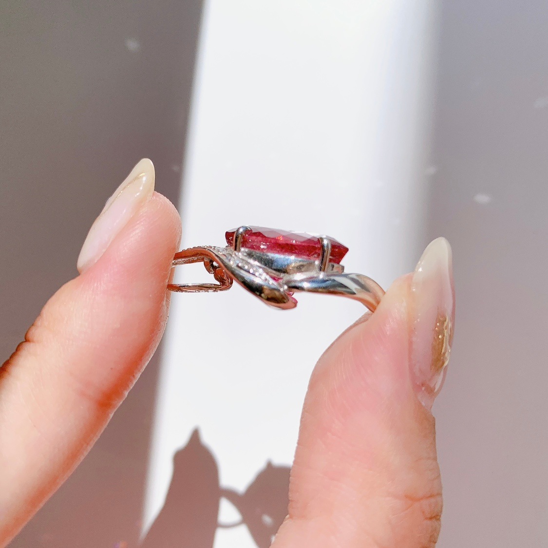 ピンクトルマリン ペンダントトップ(プラチナ)