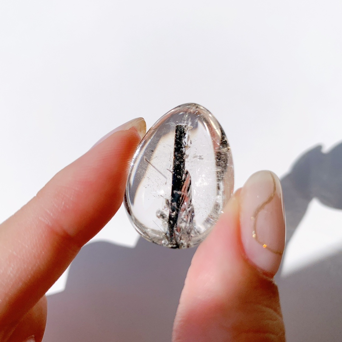 ブラックトルマリンインクォーツ タンブル | すべての商品 | Crystals