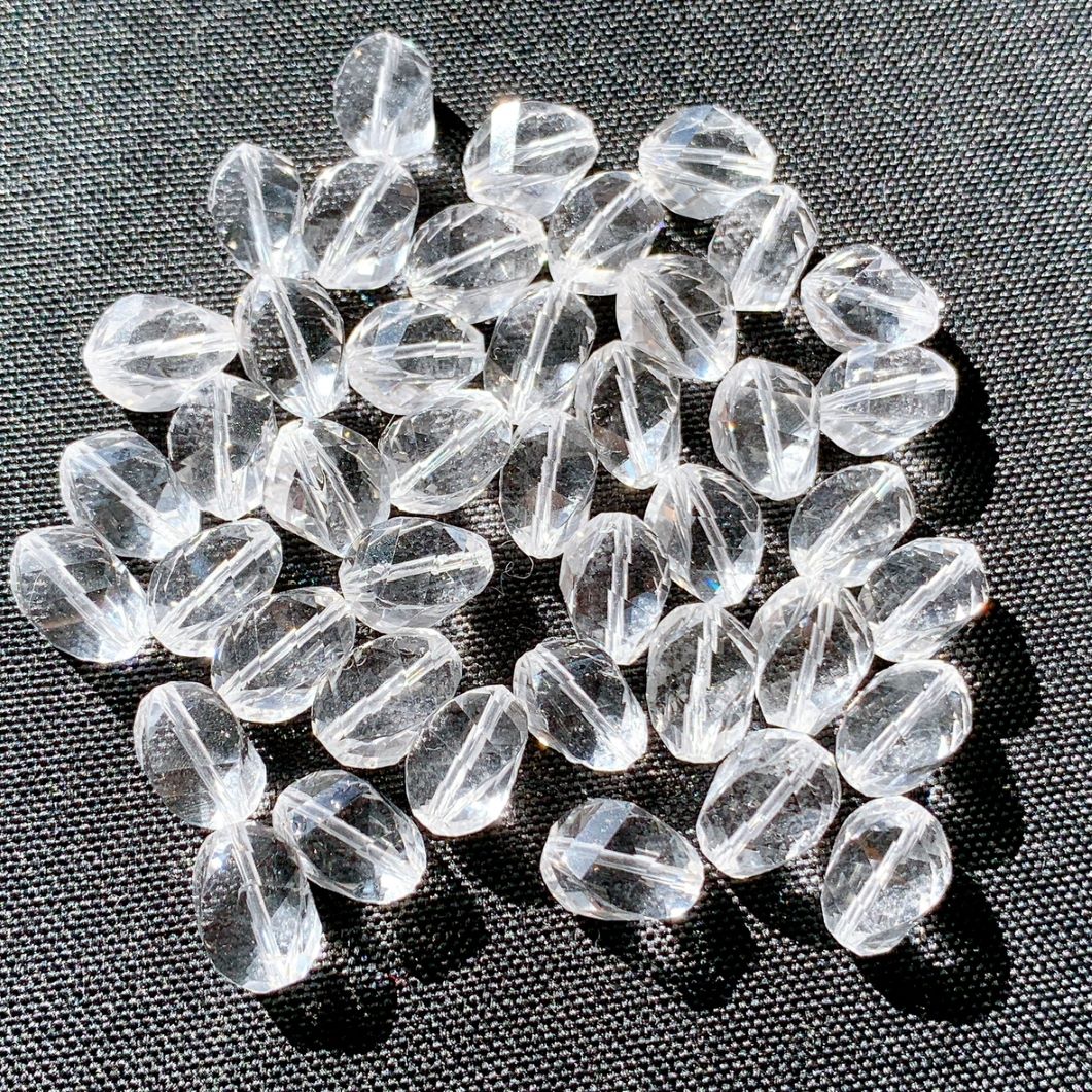 [326B]水晶 ツイストカット(8×12mm)