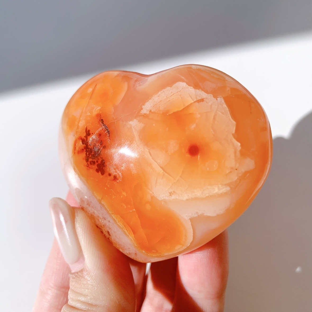 カーネリアン ハート型