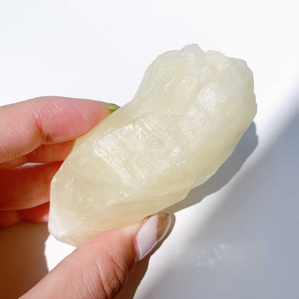 レモンクォーツ（サルファ入り水晶）原石