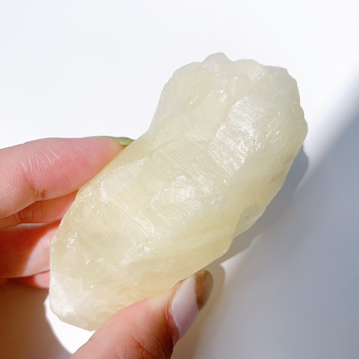 レモンクォーツ（サルファ入り水晶）原石