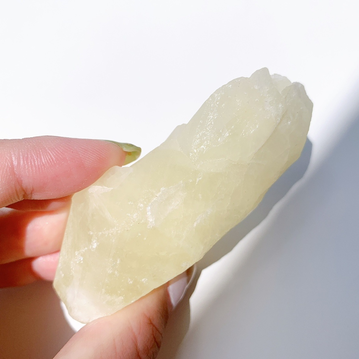 レモンクォーツ（サルファ入り水晶）原石