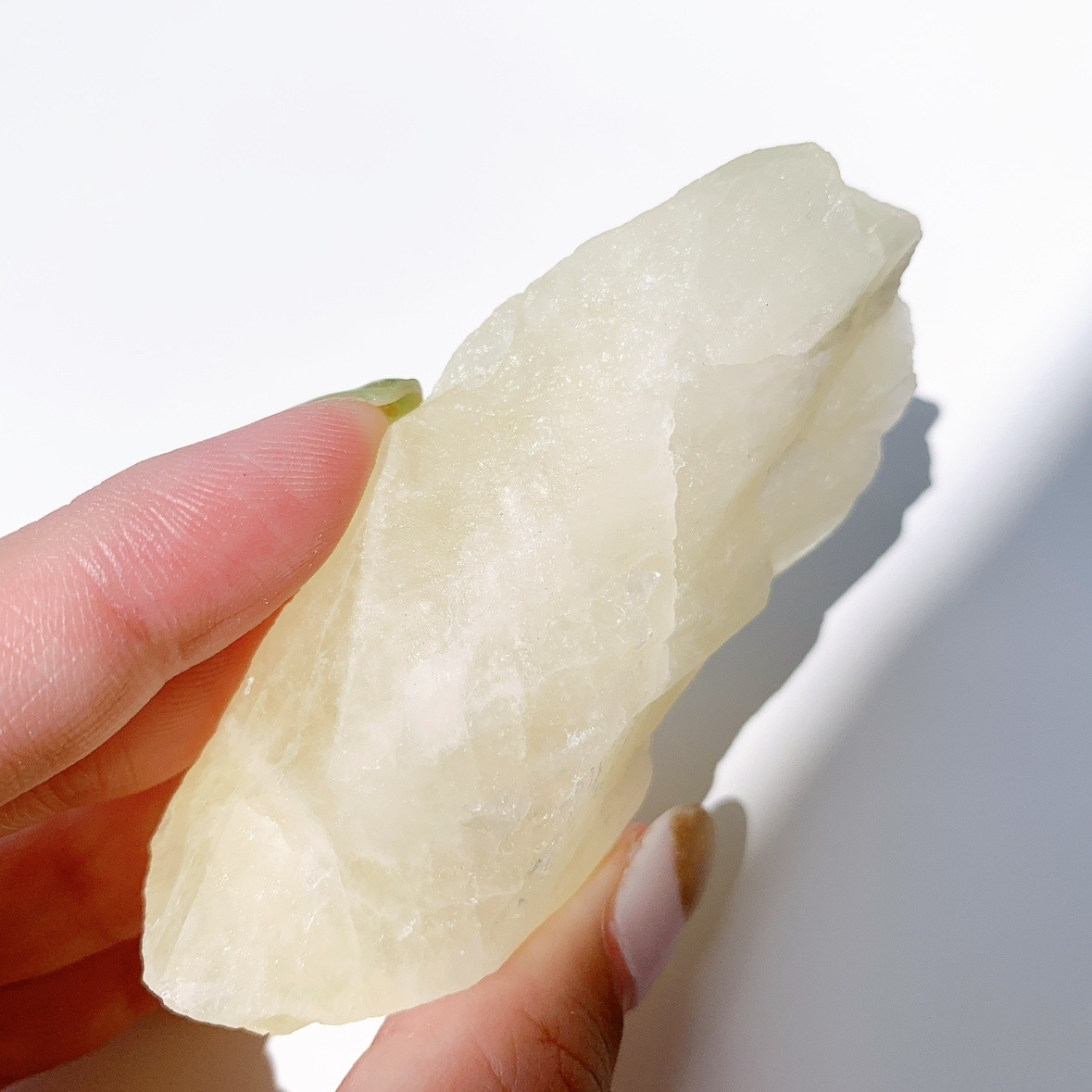 レモンクォーツ（サルファ入り水晶）原石