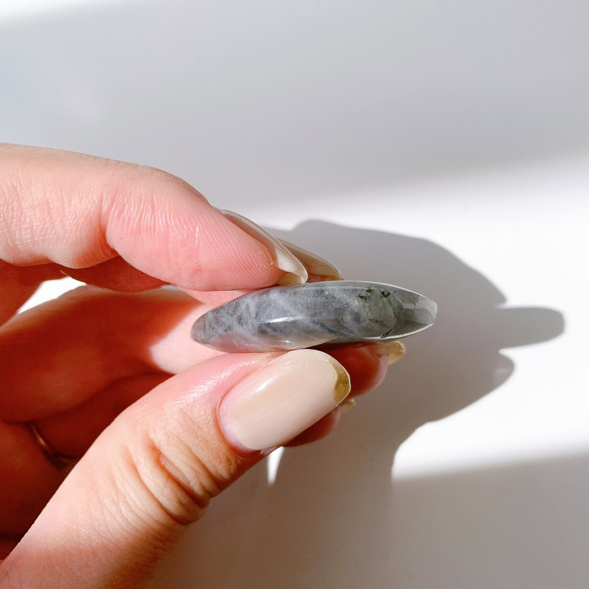 ピンクラブラドライト ポリッシュ