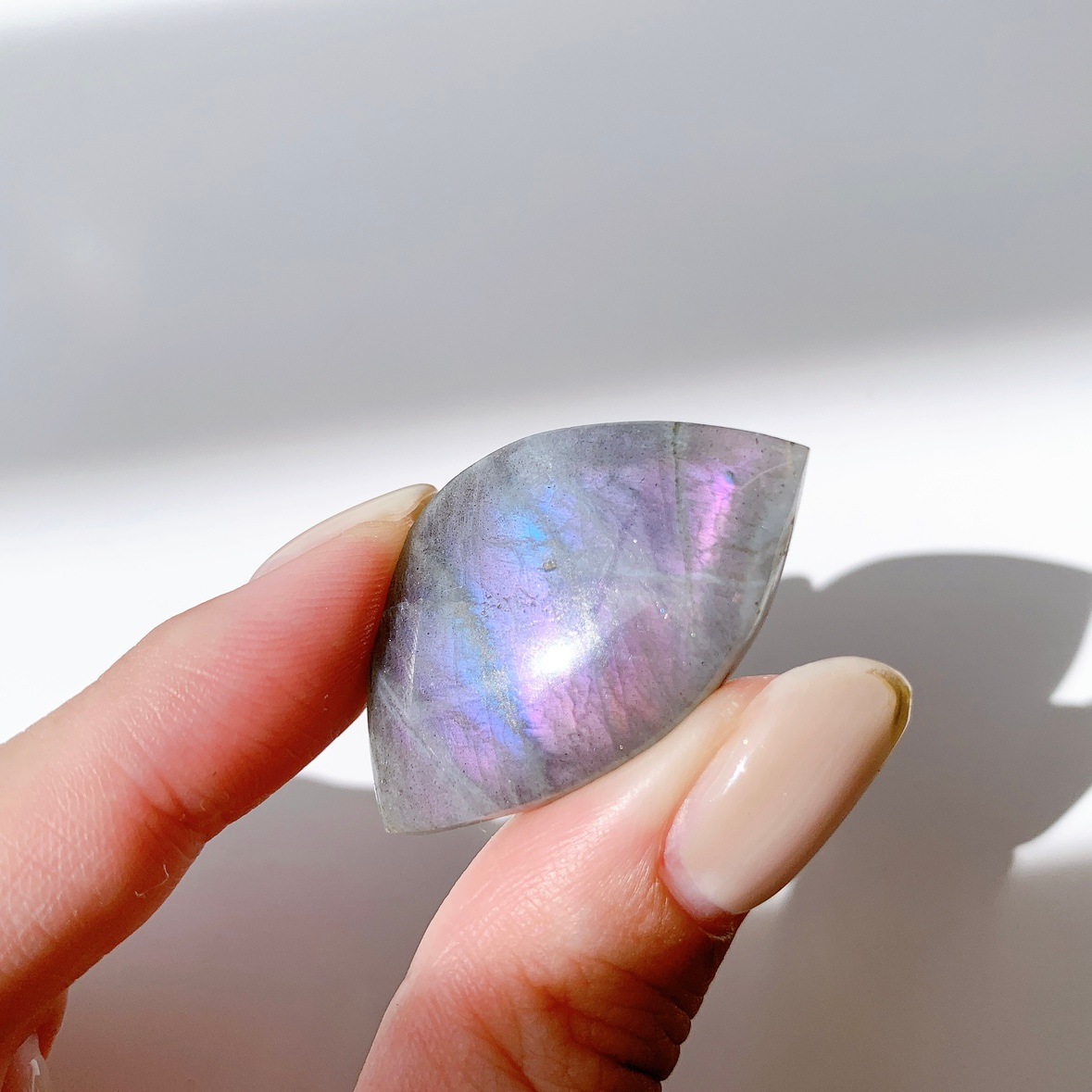 ピンクラブラドライト ポリッシュ