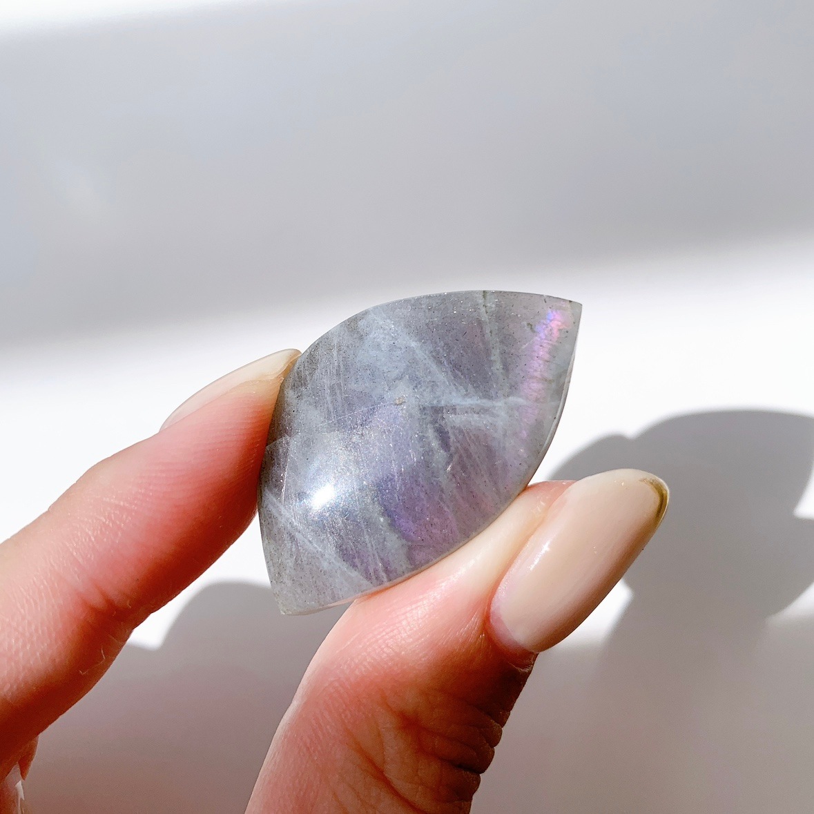 ピンクラブラドライト ポリッシュ