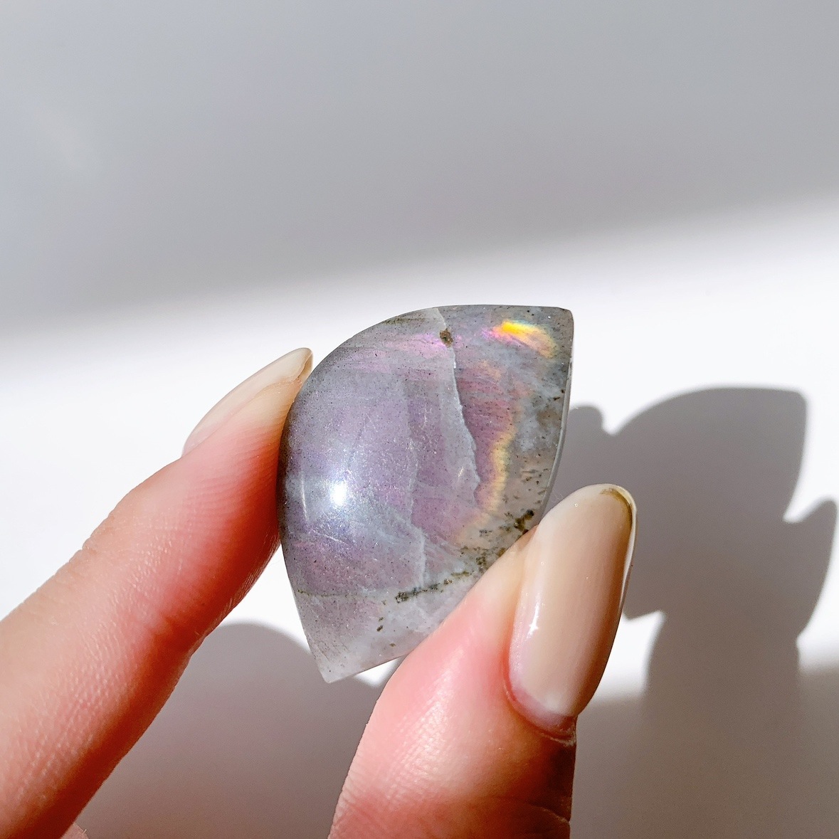 ピンクラブラドライト ポリッシュ