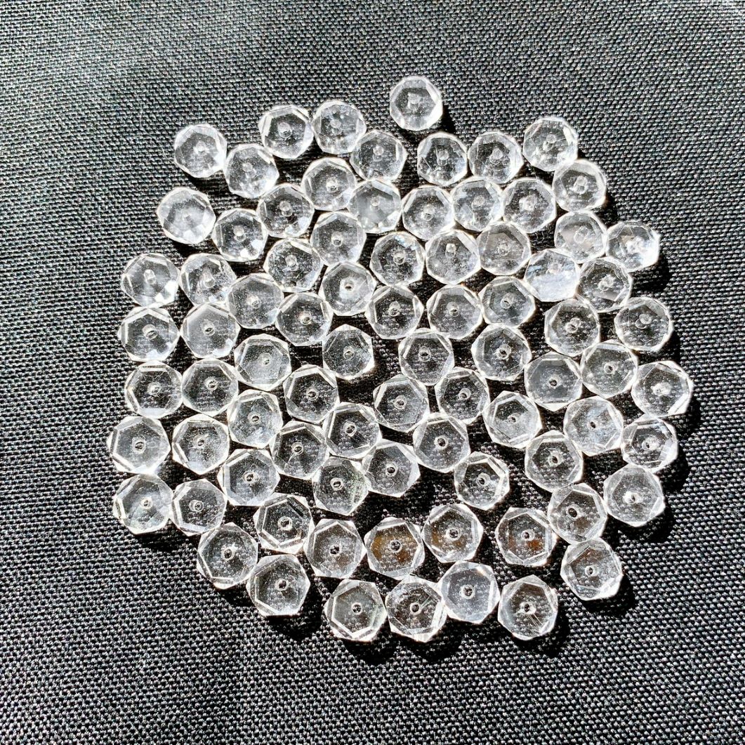 [338B]水晶 20面カット(3A・8〜9mm)
