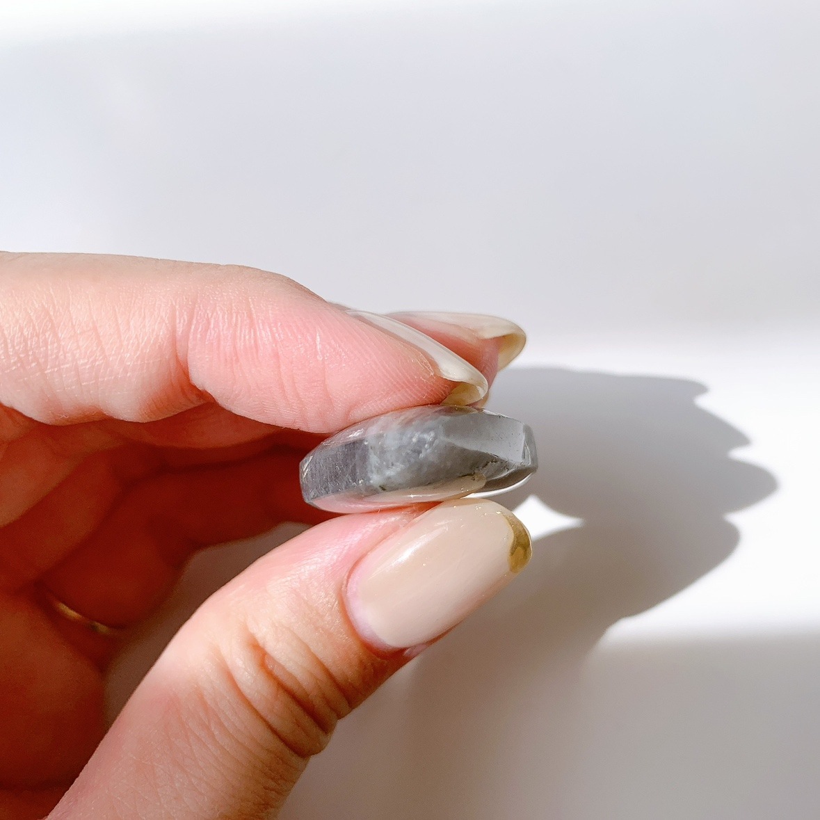 ピンクラブラドライト ポリッシュ