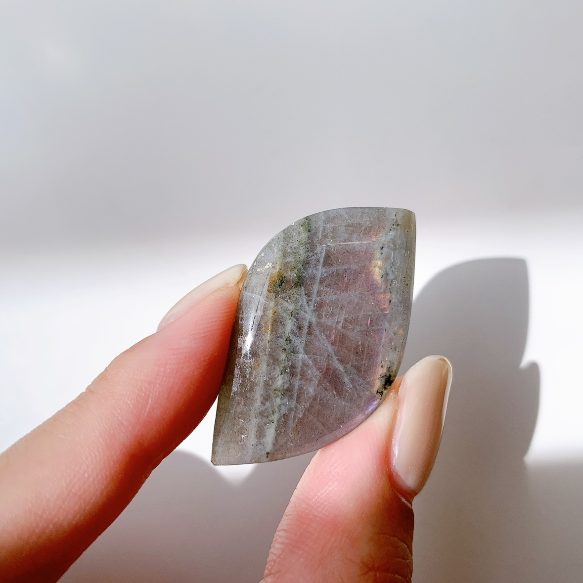 ピンクラブラドライト ポリッシュ