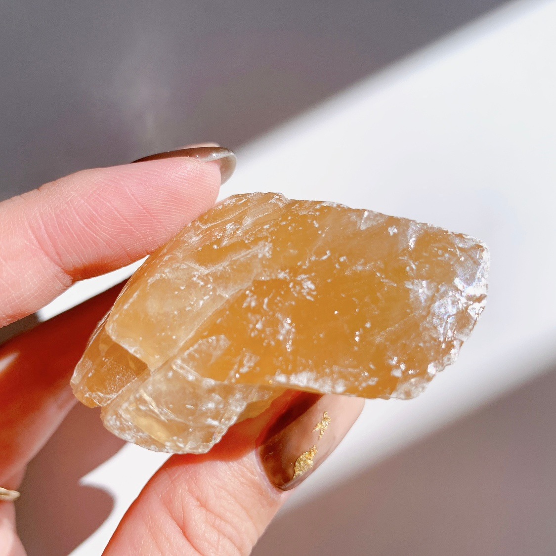 ハニーカルサイト原石ブロック | 原石 | Crystals by Purely