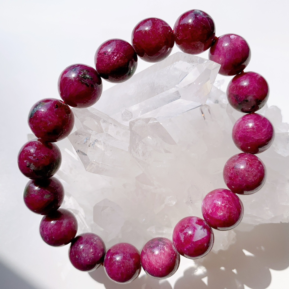 ルビーインゾイサイト ブレスレット