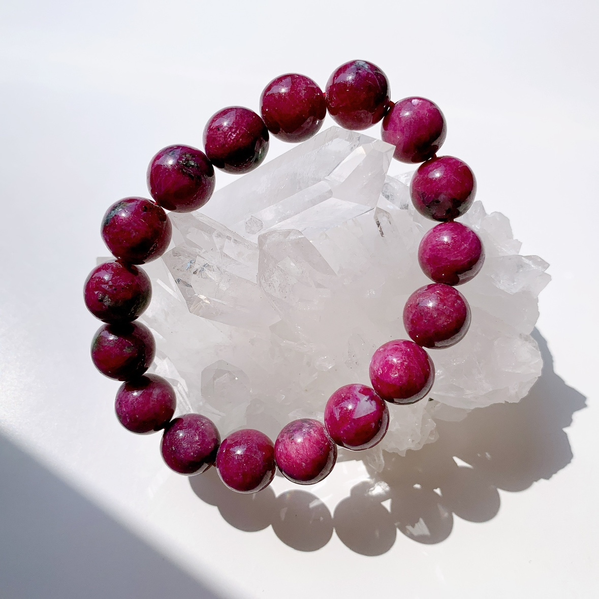 ルビーインゾイサイト ブレスレット