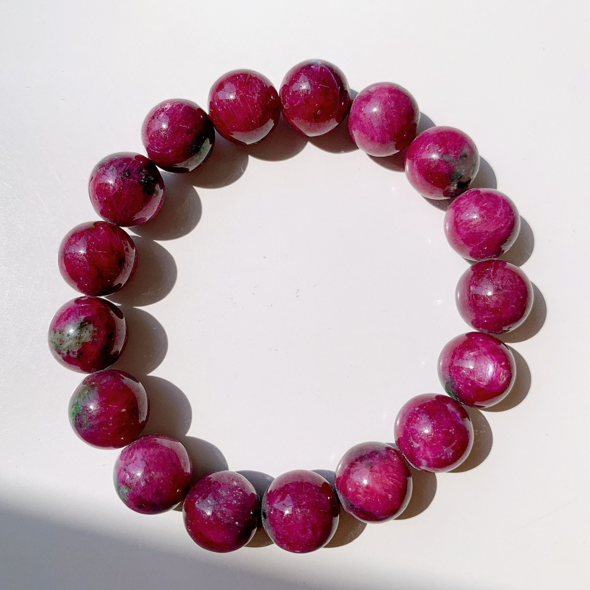 ルビーインゾイサイト ブレスレット