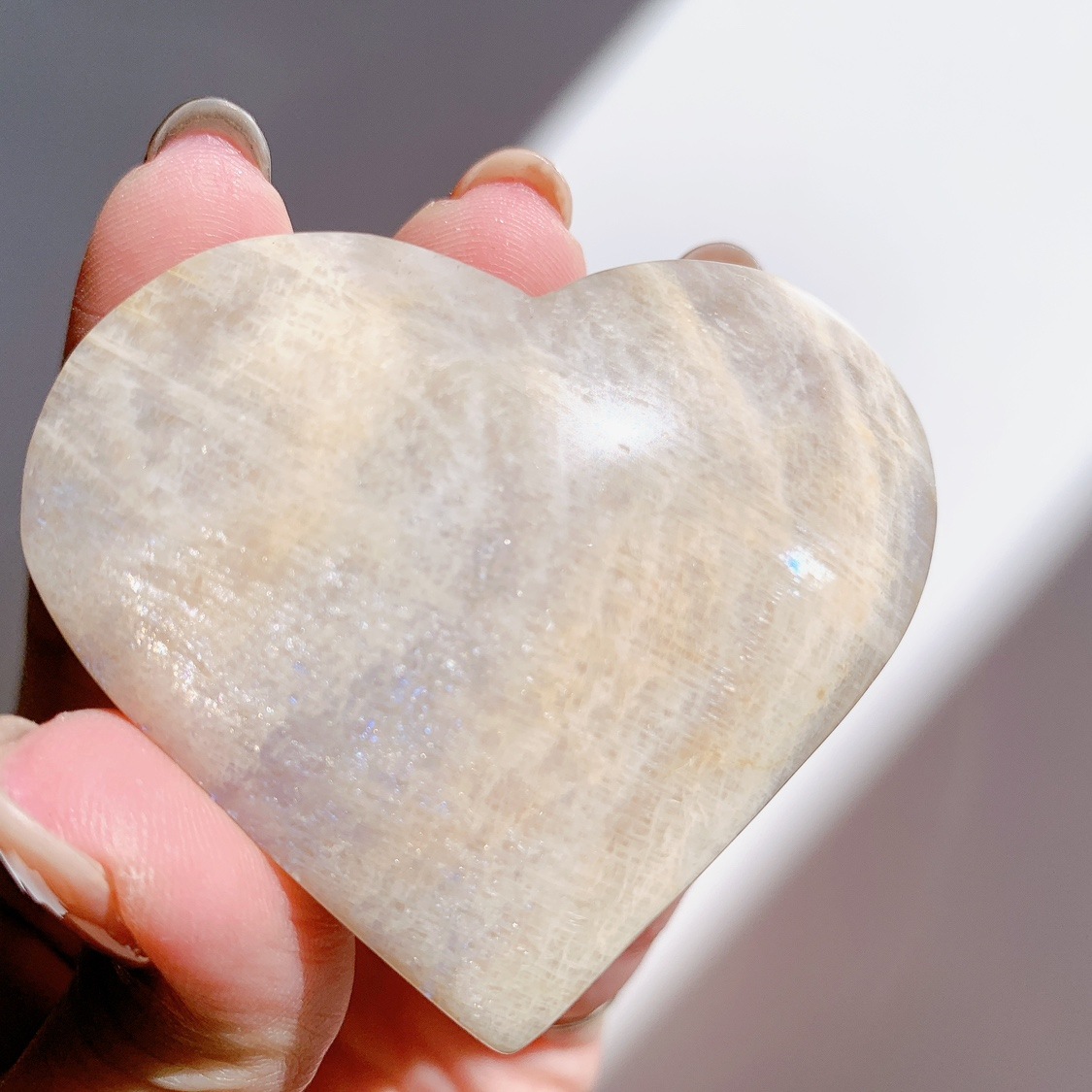 ムーンストーン ハート型
