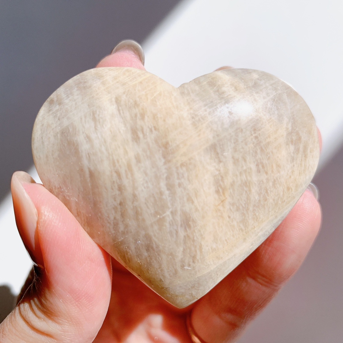 ムーンストーン ハート型