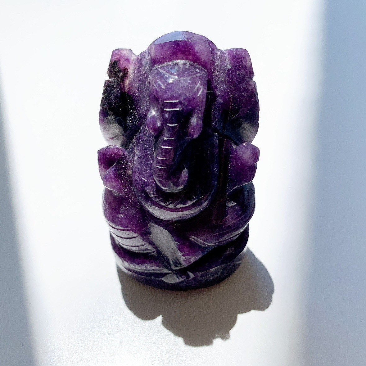【値下げしました】アメジスト ガネーシャ像 アメジスト ガネーシャ型 | その他 | Crystals by Purely