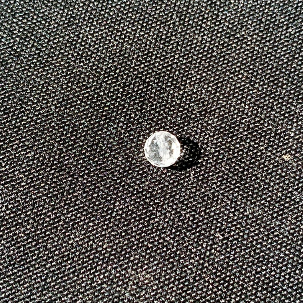[341B]水晶 64面ミラーボールカット(6mm)