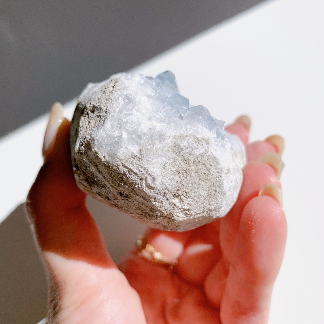 M1635☆セレスタイト原石1.2Kg☆天然石　原石☆N50110-C、-D M1635☆セレスタイト原石1.2Kg☆天然石 原石☆N50110-C、-D