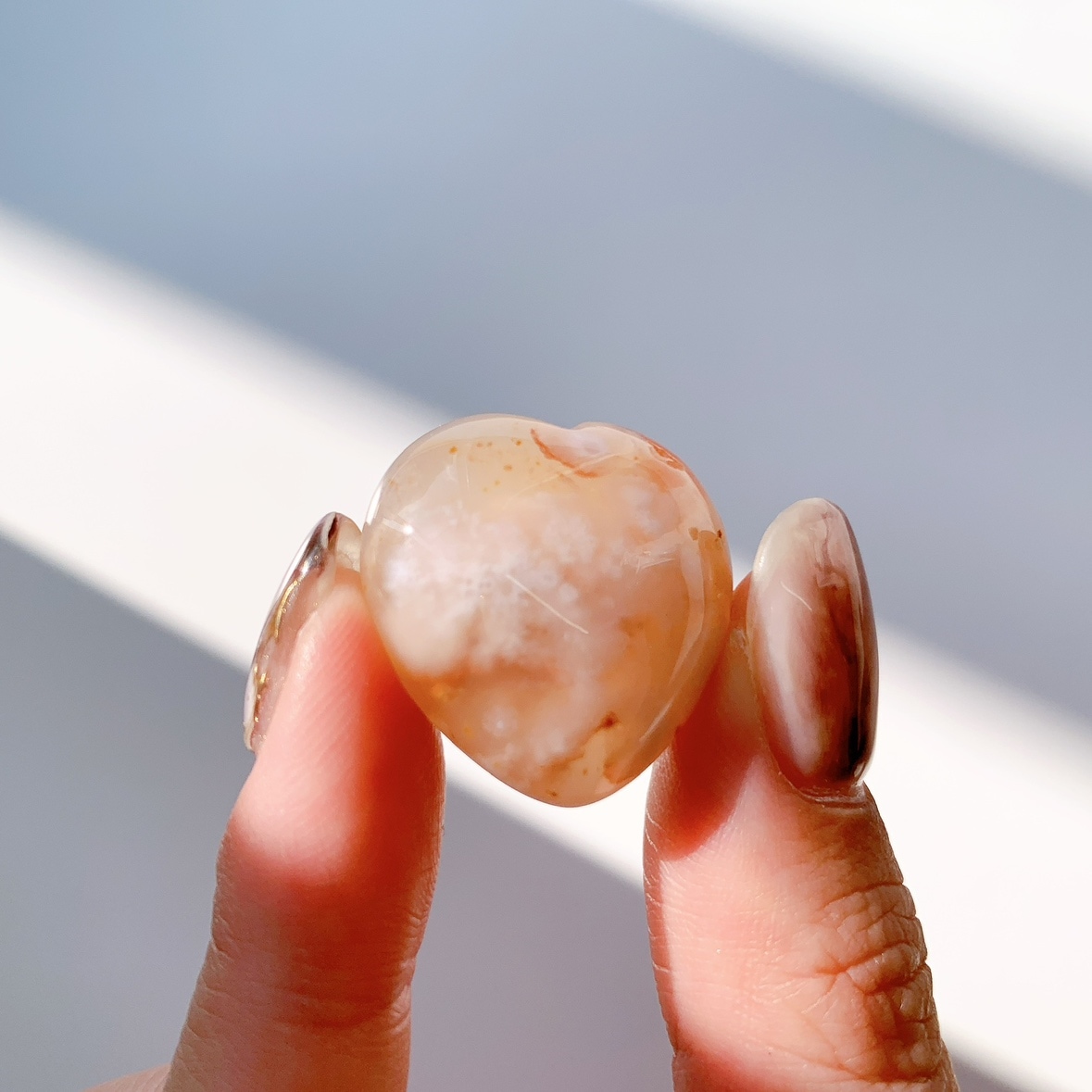 さくらアゲート ハート型 小