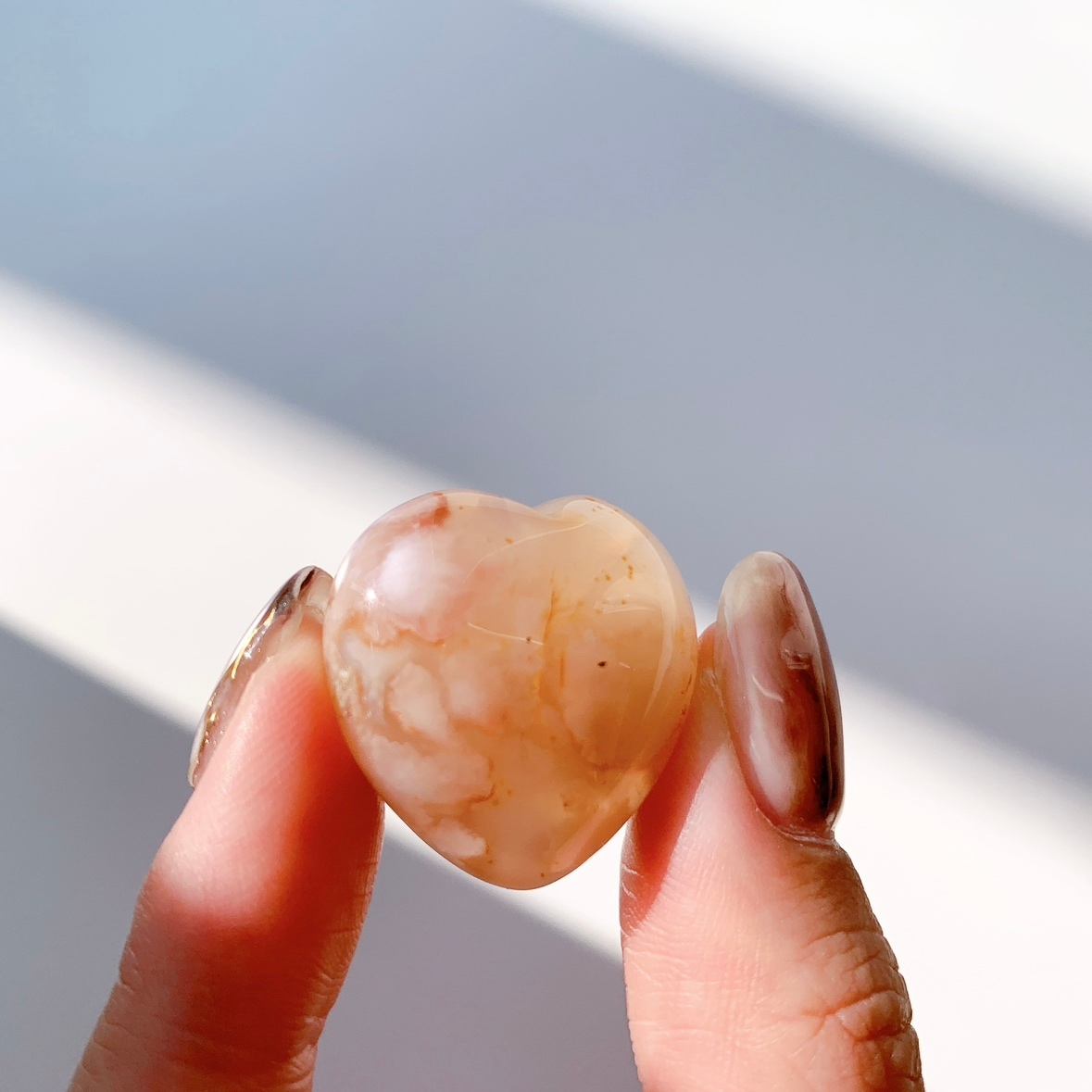 さくらアゲート ハート型 小