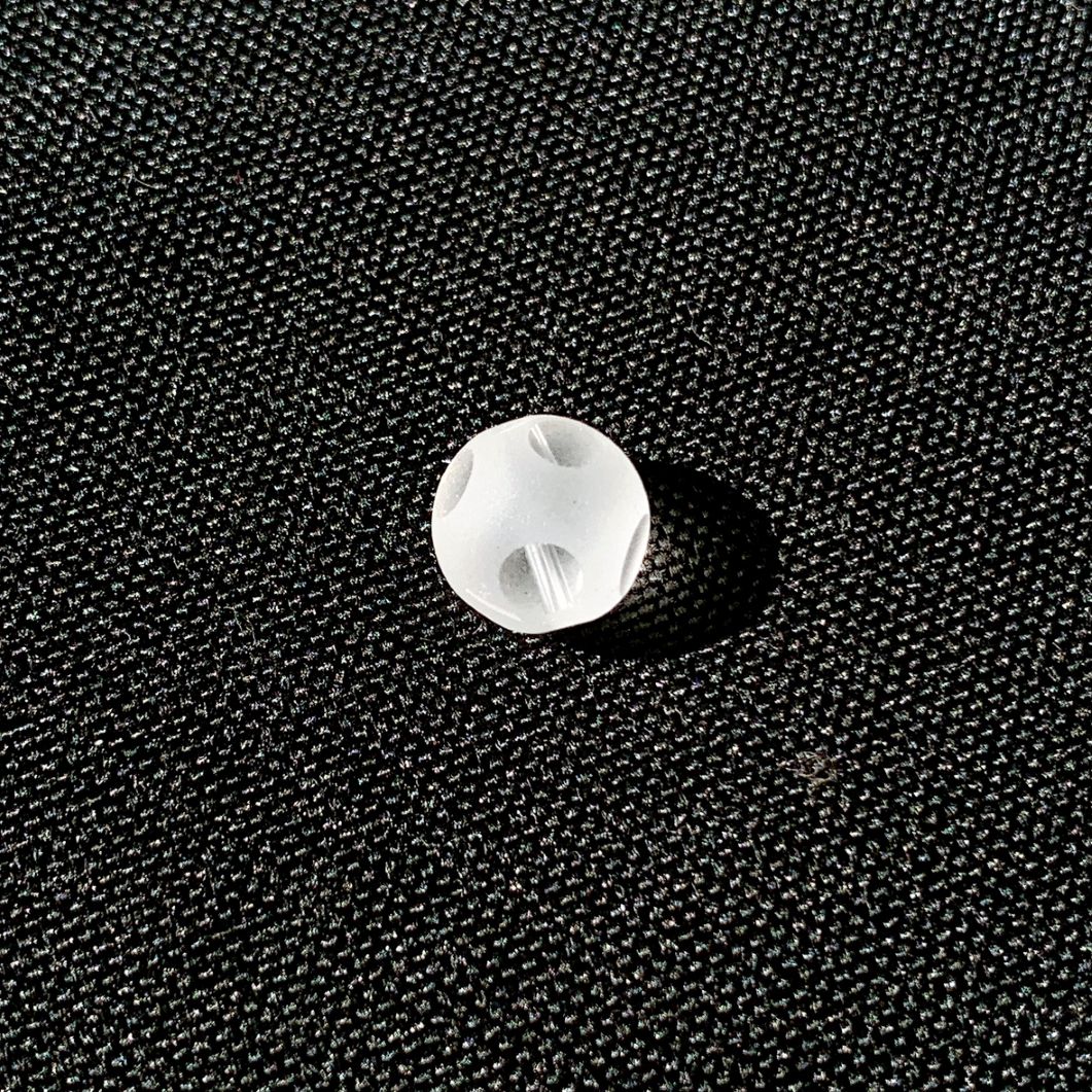 [344B]水晶 水玉彫刻(10mm)