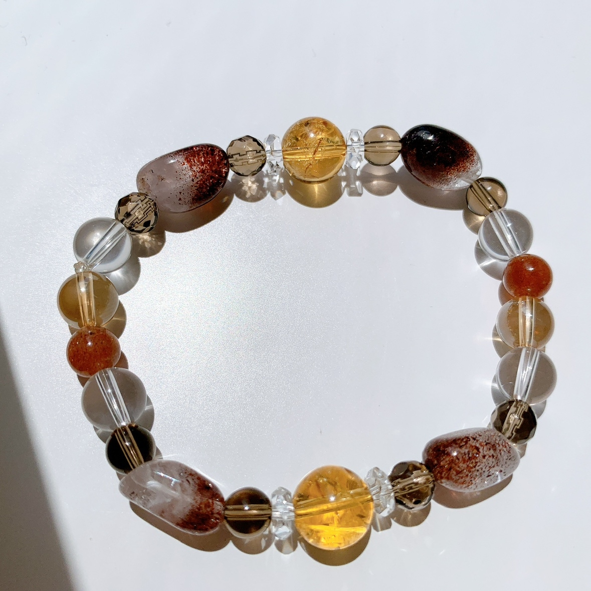 86Y]シトリン,水晶,スモーキークォーツ,サンストーン,レピドクロ
