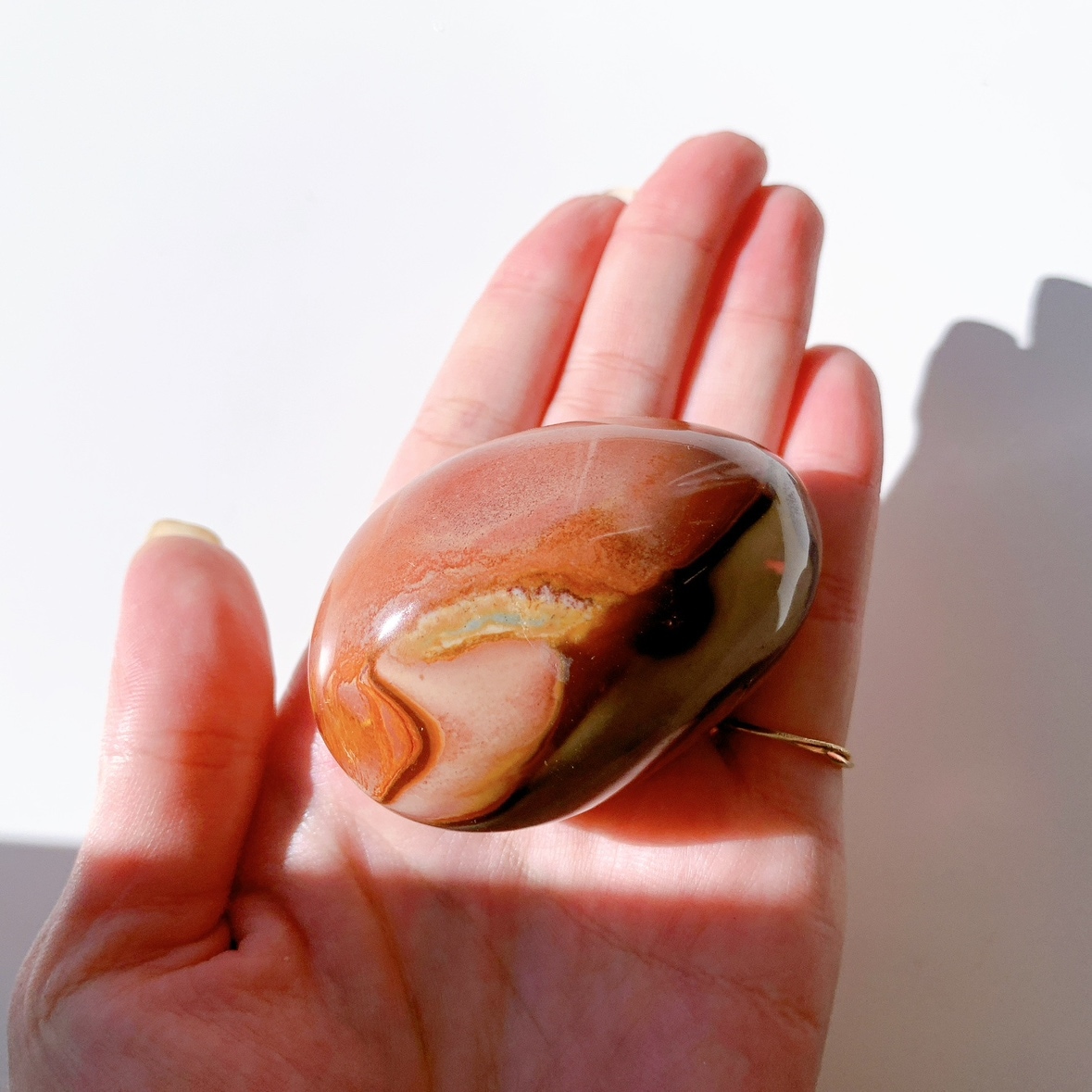 モッカナイト（ムーアカイト） にぎり石 | パームストーン（にぎり石