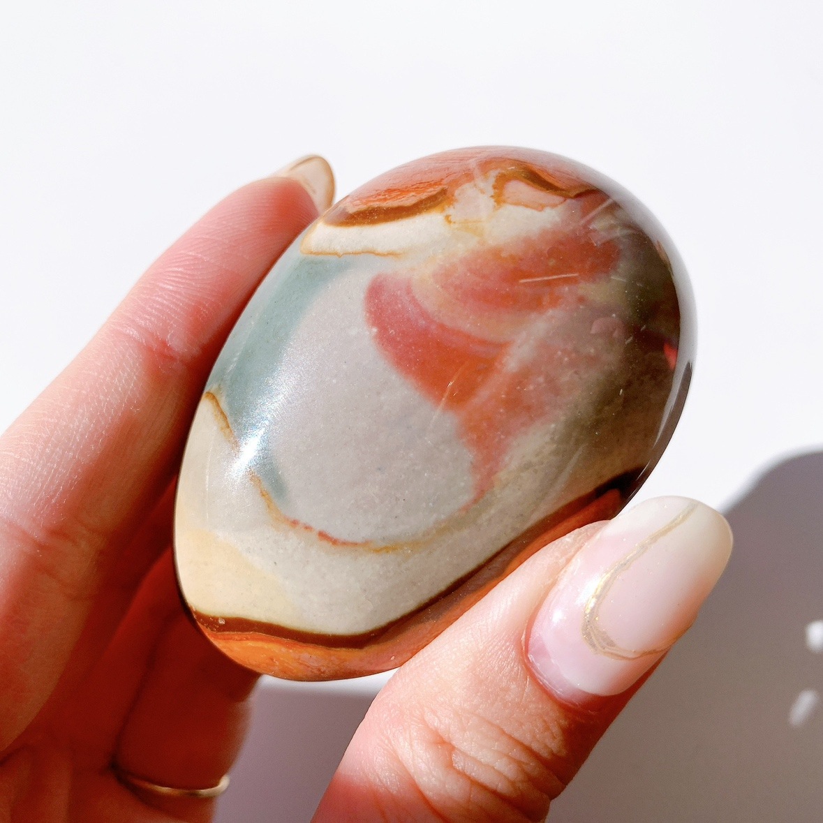 モッカナイト（ムーアカイト） にぎり石 | パームストーン（にぎり石