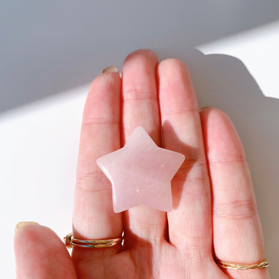 ローズクォーツ 星型 小 | 星型 | Crystals by Purely