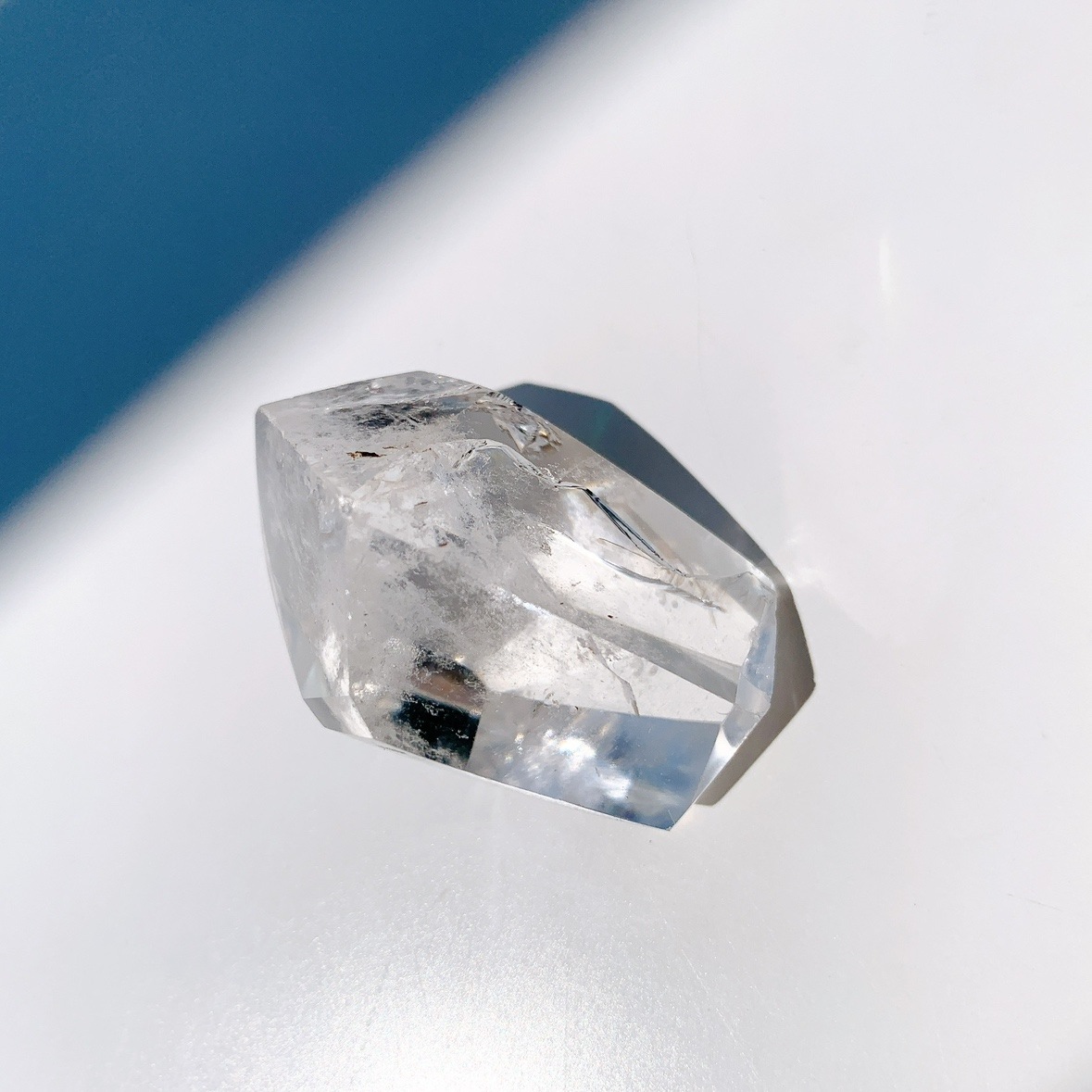 レインボー水晶 ラフカットポリッシュ