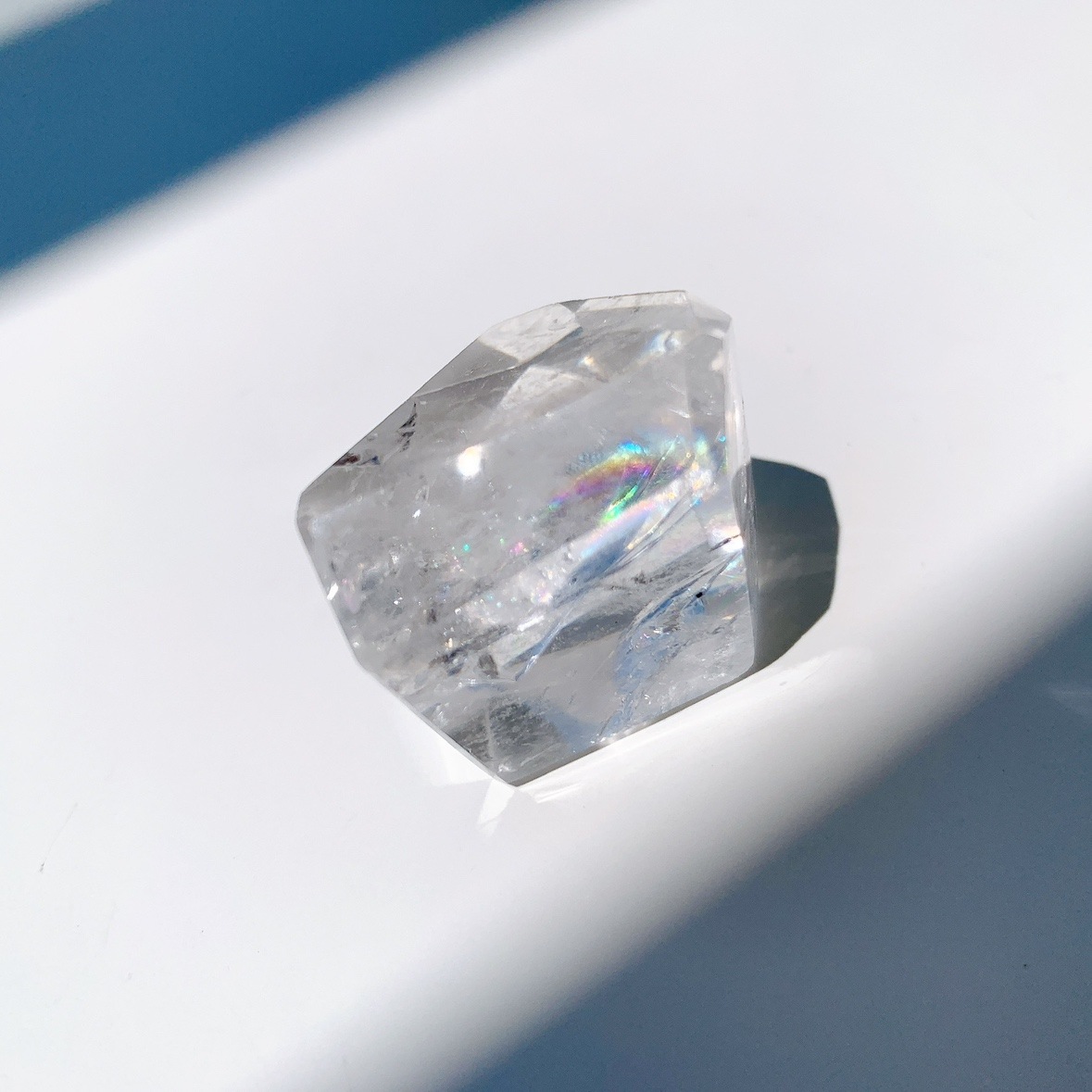 レインボー水晶 ラフカットポリッシュ