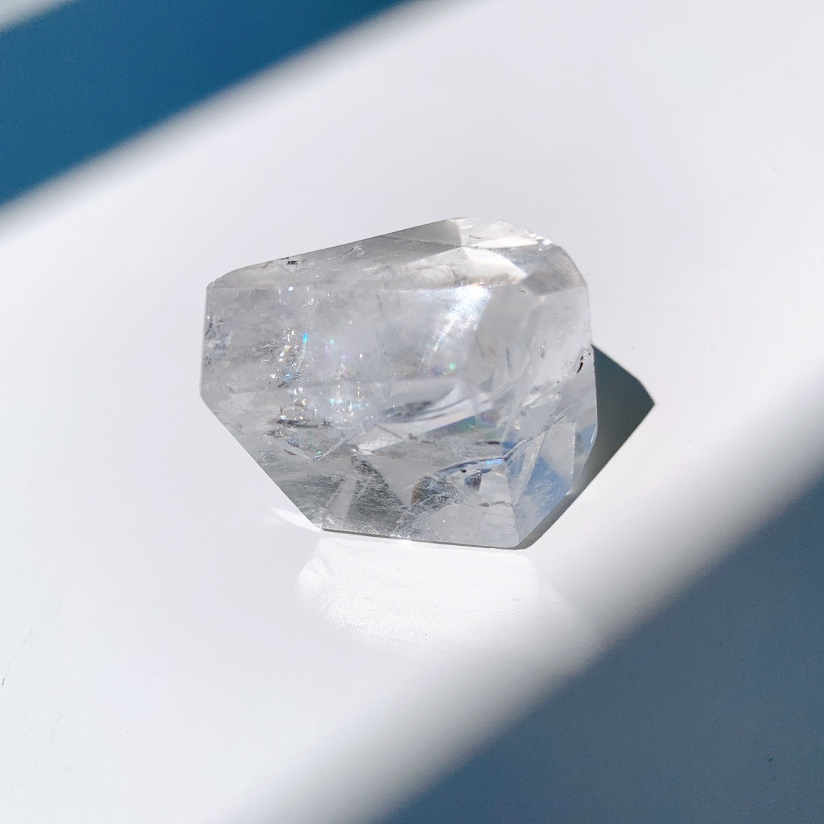 レインボー水晶 ラフカットポリッシュ