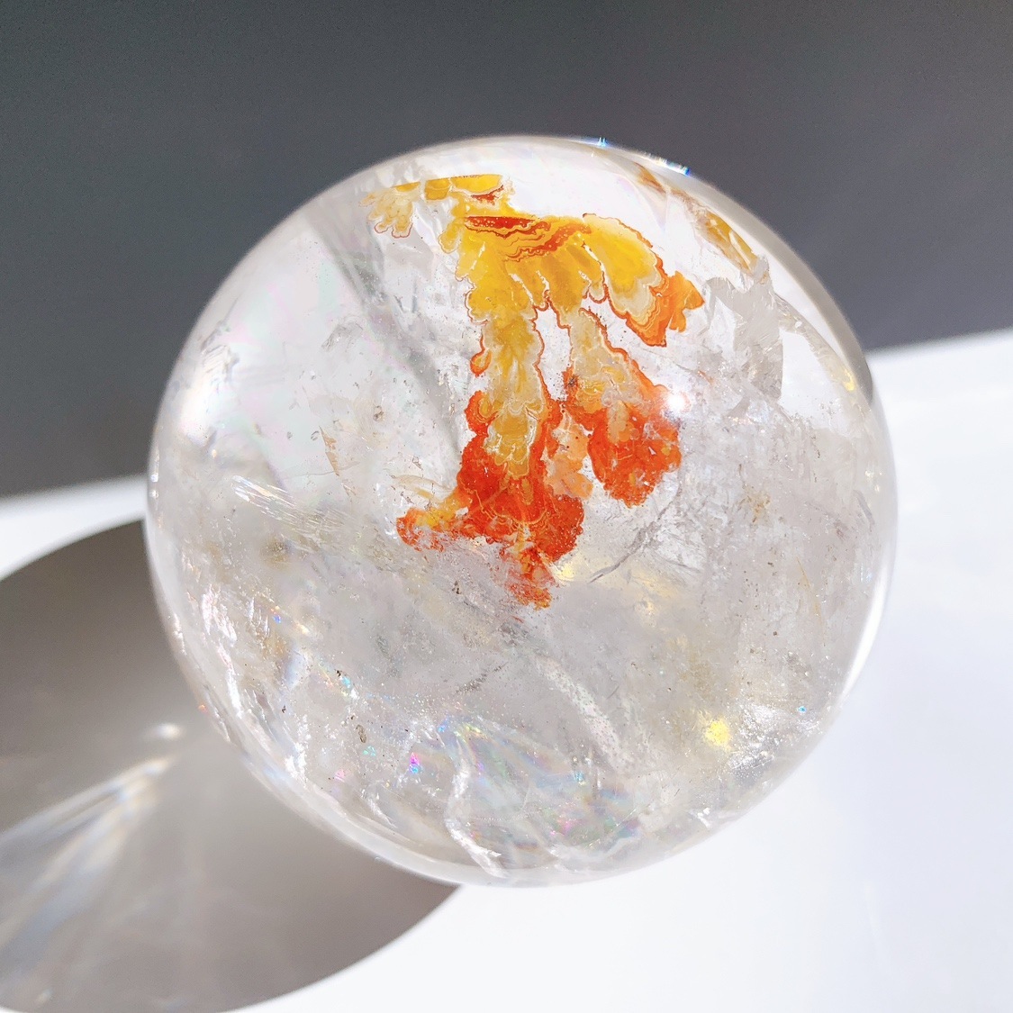 オーロラ水晶 丸玉
