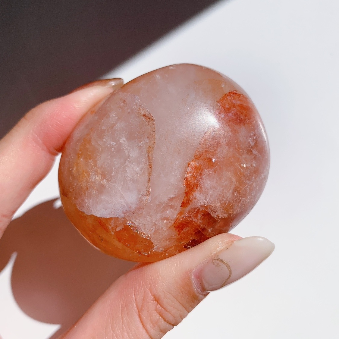 エンジェルオーラハートローズクォーツ 178g 天然石 パワーストーン