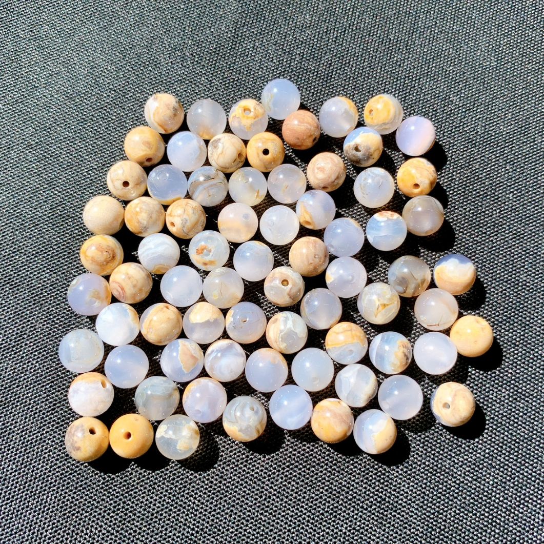 [602B]アゲート 母岩付き(8mm)