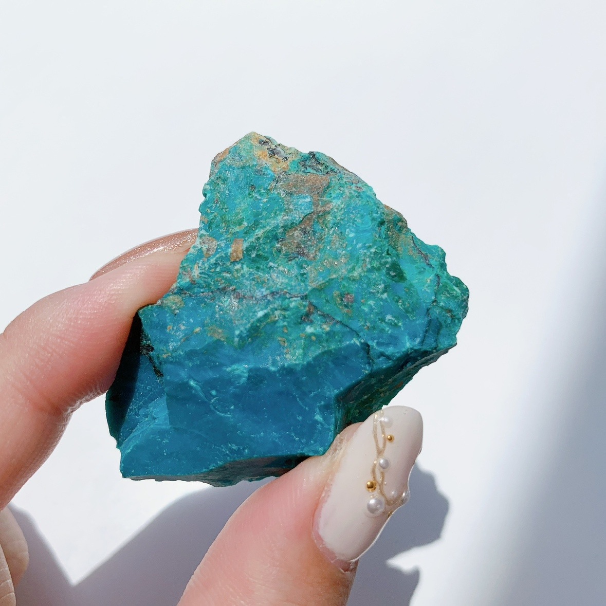 青い石　クリソコラ　原石　鑑賞石 クリソコラ 原石12◇ Chrysocolla ◇天然石・鉱物