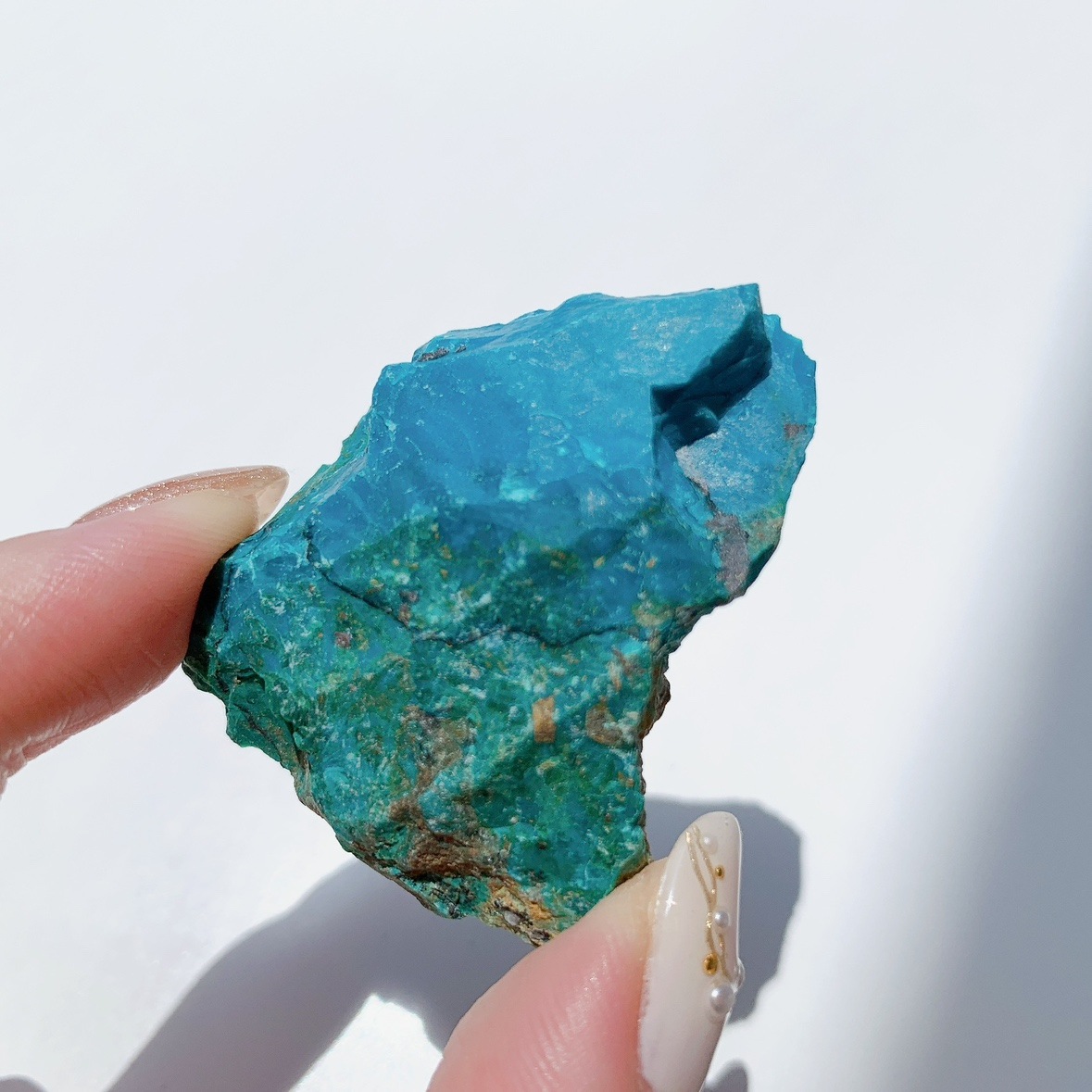 ★(Pcoro！)コンゴ産ブルークリソコーラ 原石 108gB(SA+) ☆(Pcoro！)コンゴ産ブルークリソコーラ 原石 108gB(SA+)