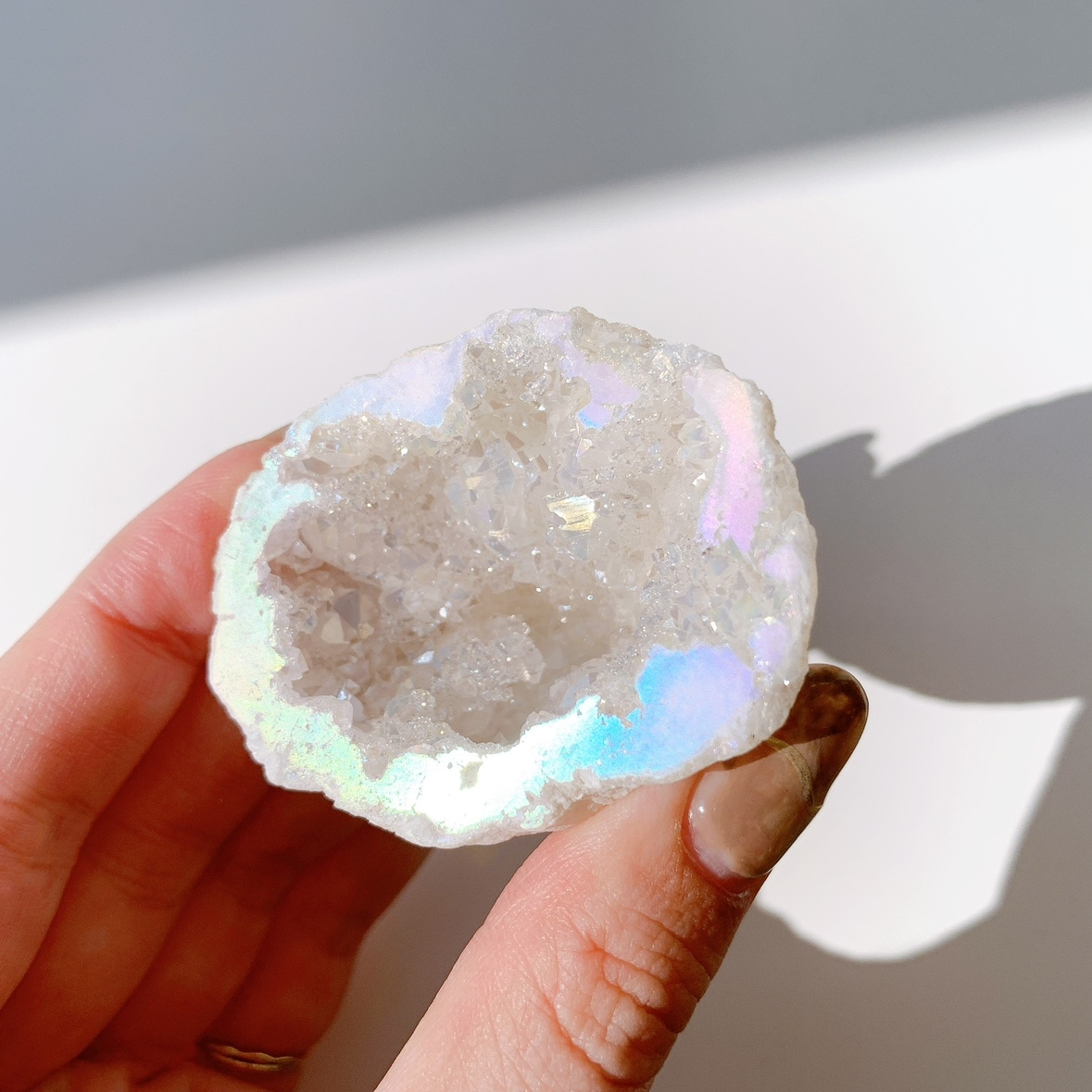 オーロラ水晶 ジオード | 原石 | Crystals by Purely